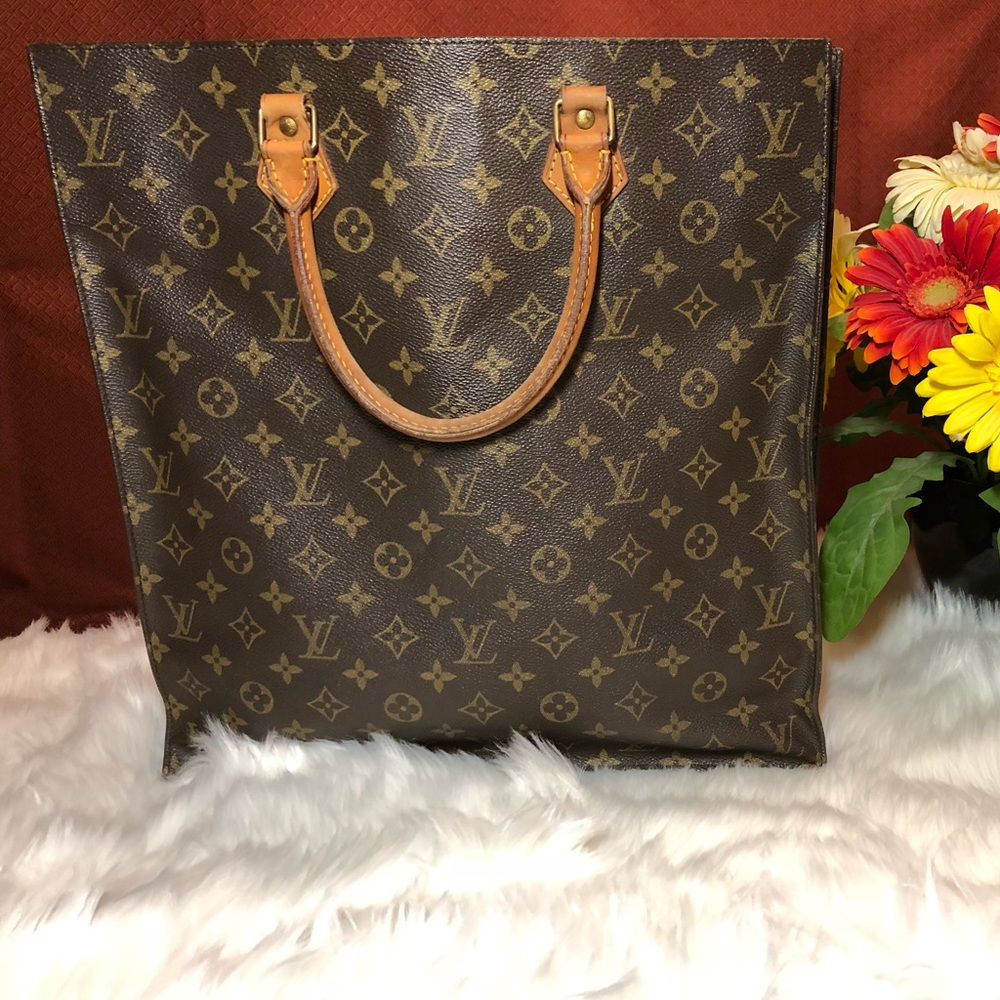 💯Original! Sac Plat Tall briefcase monogram